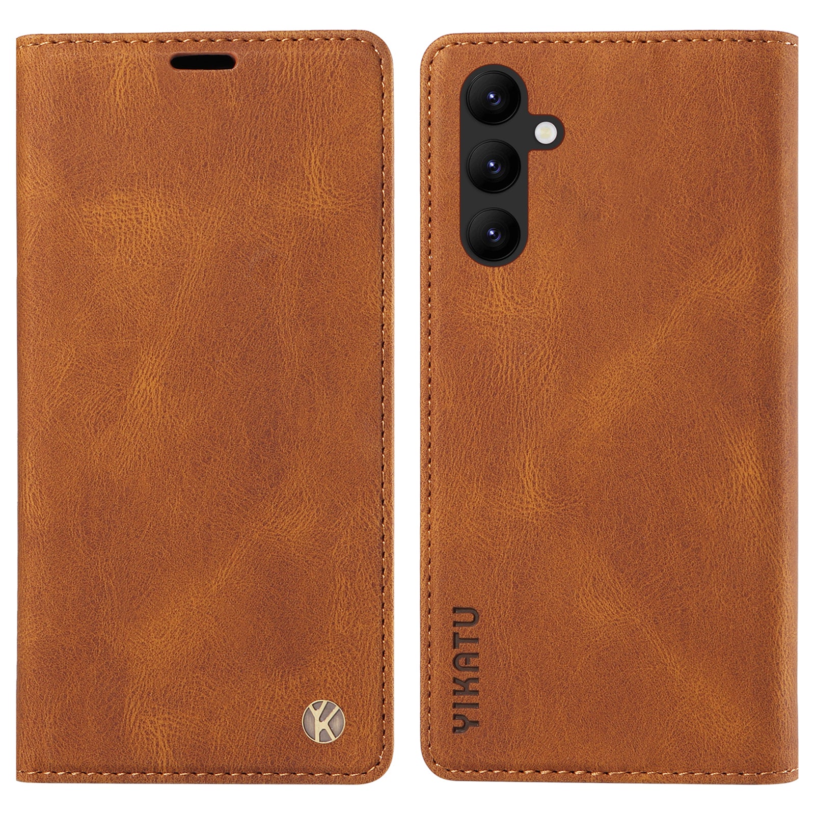 Kryt na peněženku YIKATU YK-004 pro Samsung Galaxy A24 4G magnetický samoabsorbující kožený kryt na telefon Kryt na peněženku YIKATU YK-004 pro Samsung Galaxy A24 4G magnetický samoabsorbující kožený kryt na telefon